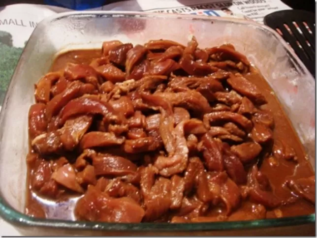 after 4 hours of marination