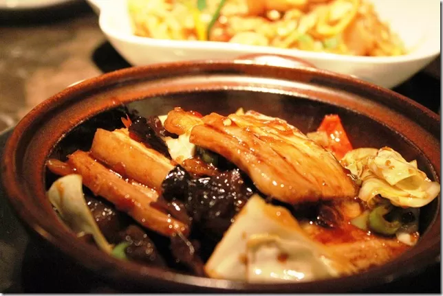 double fried pork belly