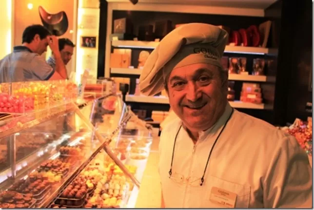 The man with a heart of chocolate…Godiva Barcelona’s Joan Llovet Berenguer…also feat Moncho’s